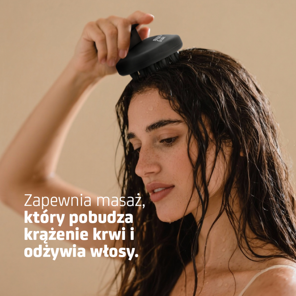 Masażer Brush do skóry głowy i włosów