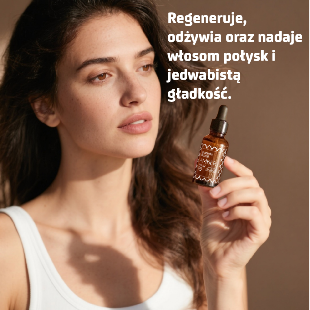 Amber olejek do włosów