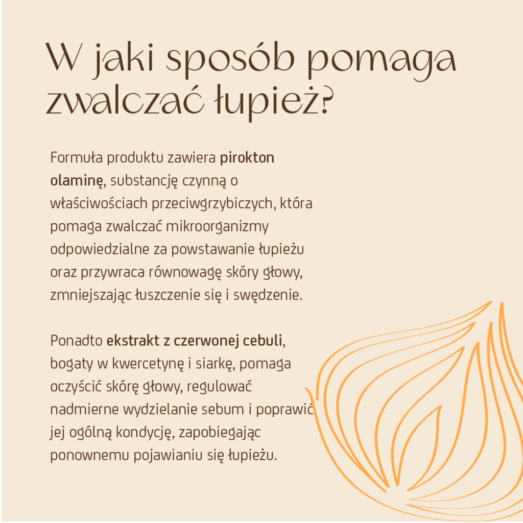 Szampon przeciwłupieżowy