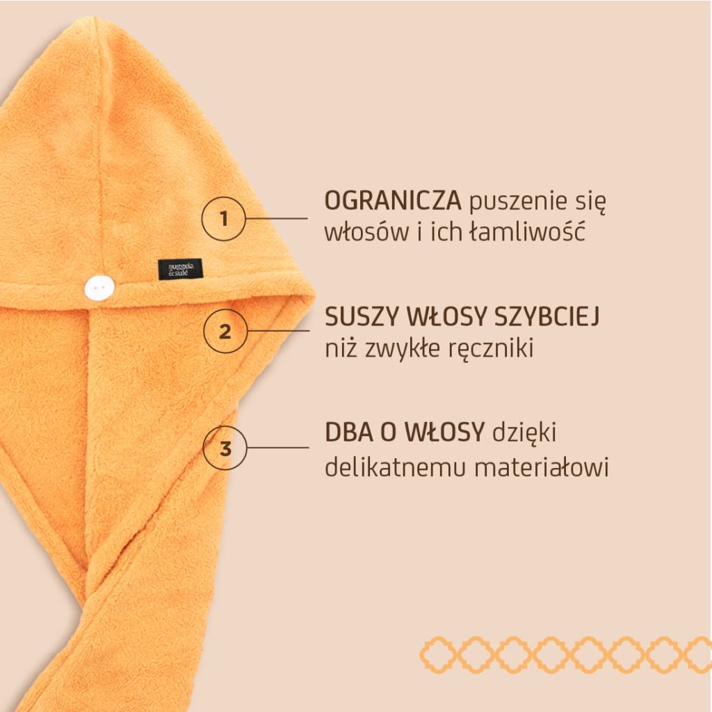 Balinese ręcznik do włosów