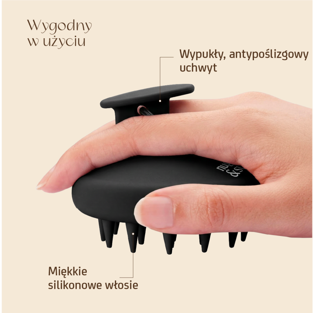 Masażer Brush do skóry głowy i włosów