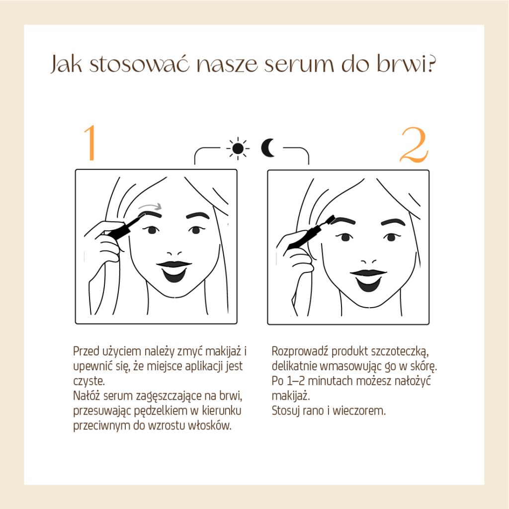 Serum do brwi + szczoteczka