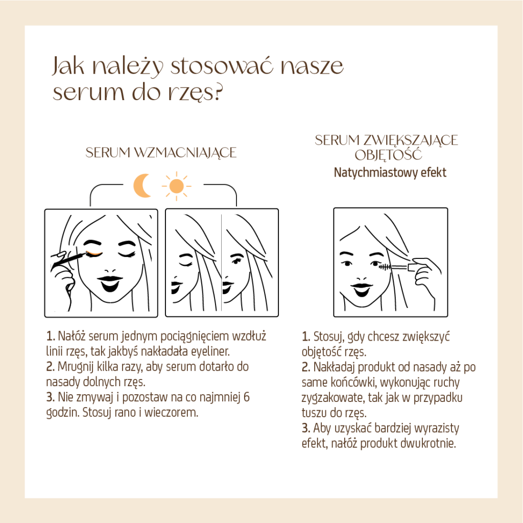 Odżywka do rzęs + serum