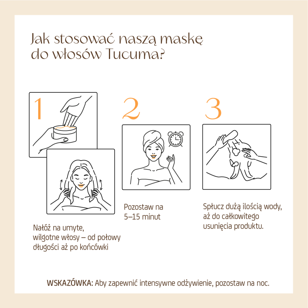 Tucuma maska odżywcza