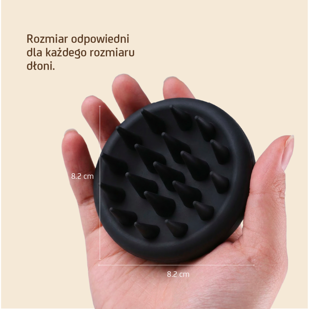 Masażer Brush do skóry głowy i włosów