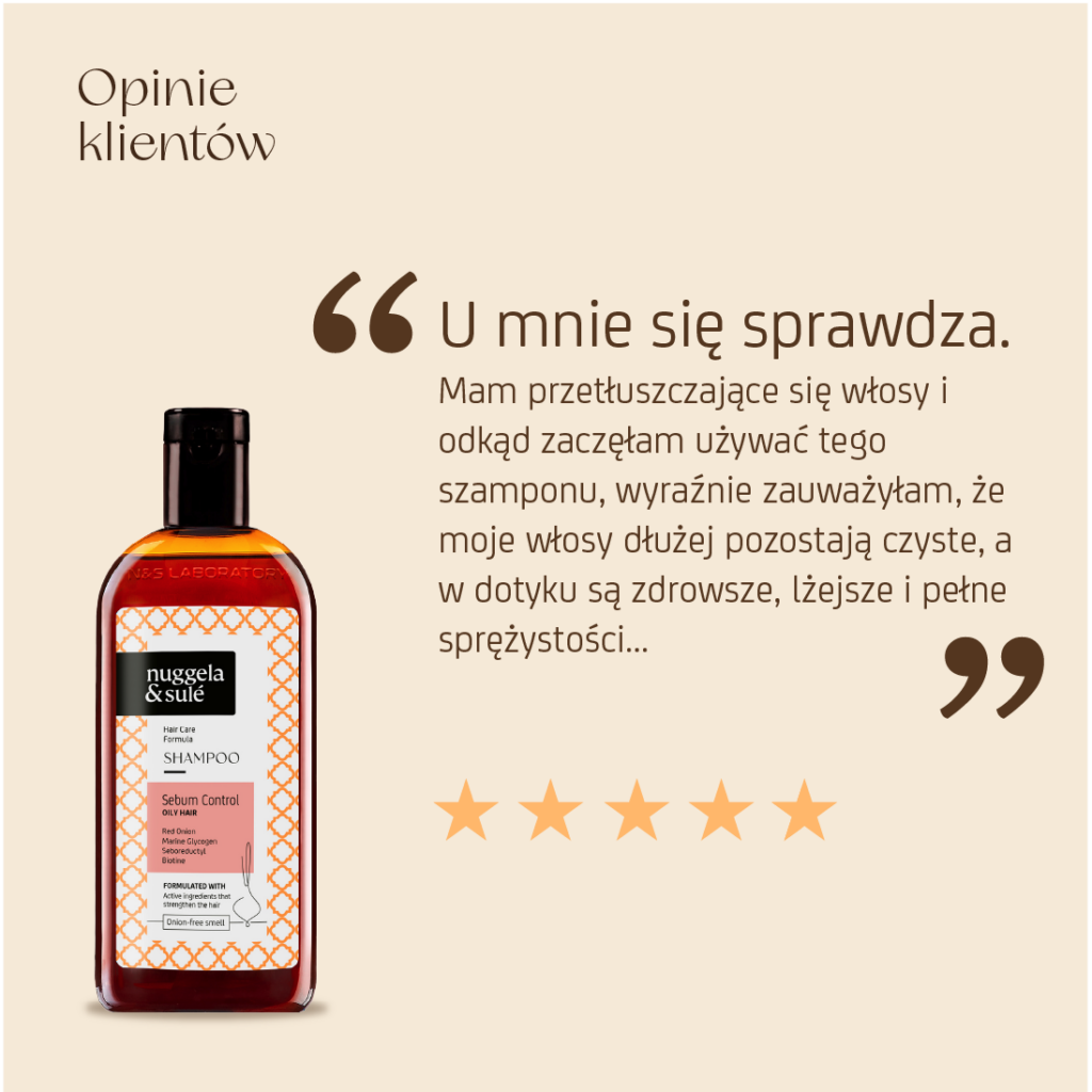 Szampon do włosów przetłuszczających się