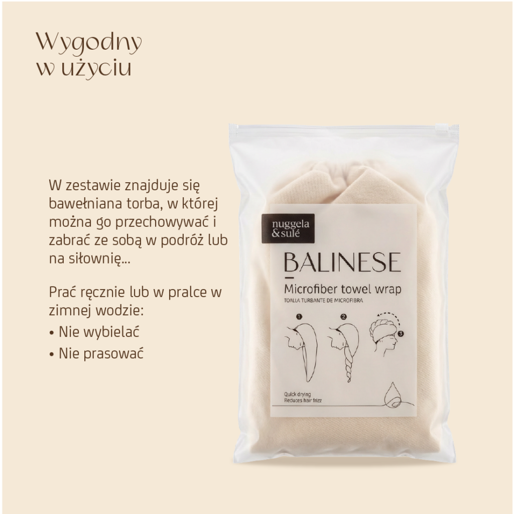 Balinese ręcznik do włosów