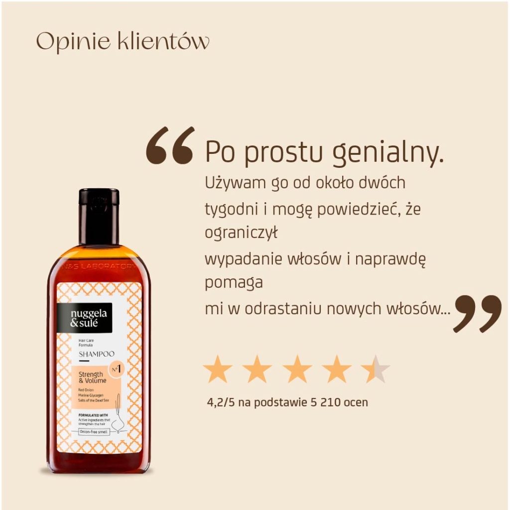 Szampon odżywczy Nº1 Strength & Volume