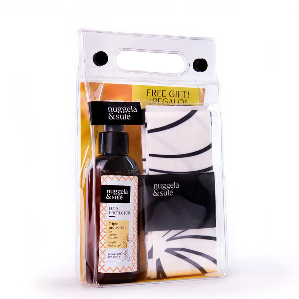 Spray ochronny do włosów + jedwabna apaszka